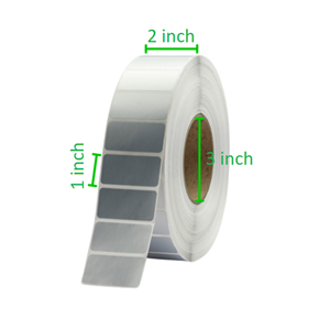 Tem Decal Xi Bạc 2x1inch Cuộn 100m