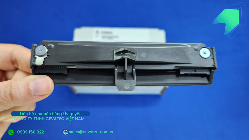 Hình chụp mặt sau đầu in nhiệt Zebra ZD230.